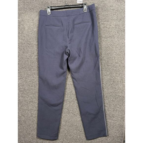 Rebel Wilson Angels Pants Womens Size 34 Navy Blue Side Zip Trim Ankle Trousers - Picture 2 of 8